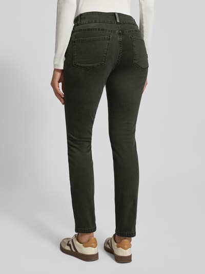 Buena Vista Cropped Hose mit Eingrifftaschen Modell 'TUMMYLESS Z CROPPED' Dunkelgruen 5