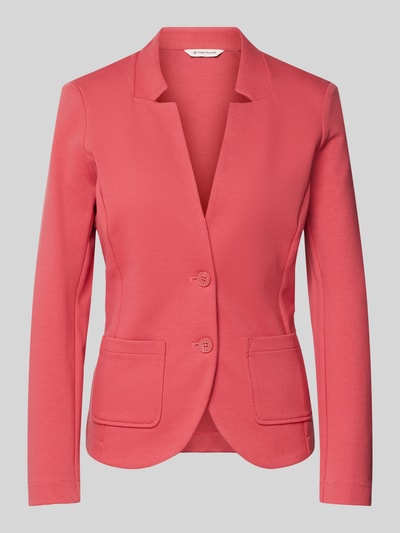 Tom Tailor Regular Fit Blazer mit Baumwoll-Anteil Pink 2