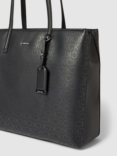 CK Calvin Klein Shopper met all-over logomotief Zwart - 3