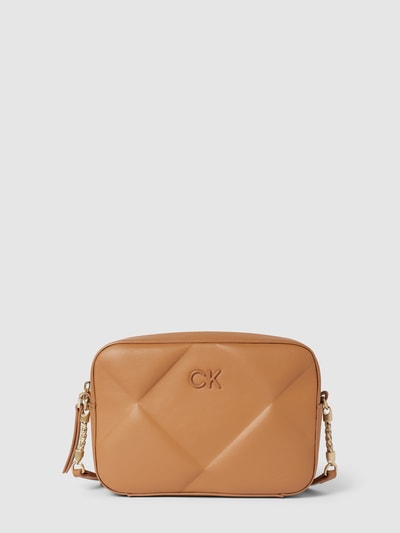 CK Calvin Klein Handtasche in Leder-Optik Modell 'QUILT' Sand 2