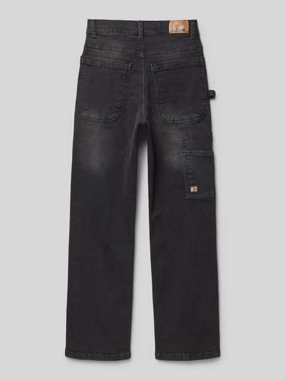 Blue Effect Straight Leg Jeans im 5-Pocket-Design Black 3