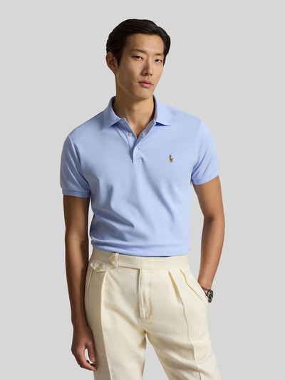 Polo Ralph Lauren regular fit poloshirt van puur katoen Lichtblauw - 4
