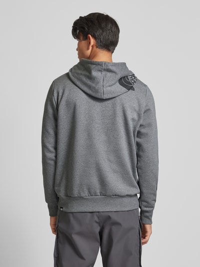 The North Face Hoodie mit Label-Print Mittelgrau Melange 5