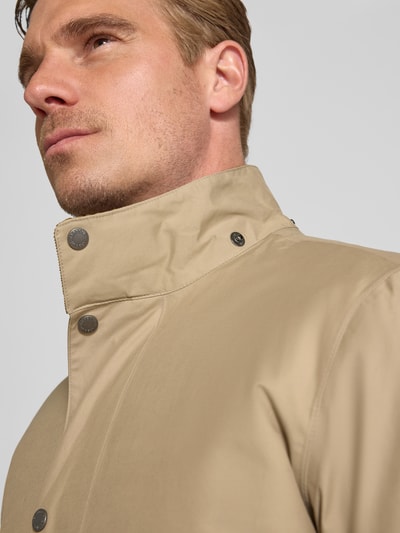 Barbour Regular Fit Funktionsjacke aus Baumwoll-Mix Modell 'CHELSEA MAC' Stein 3