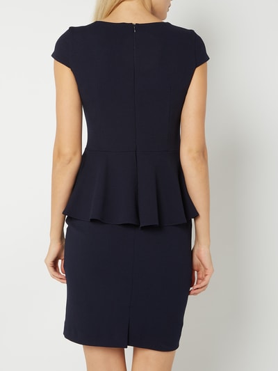 Paradi Cocktailjurk met peplum Donkerblauw - 5