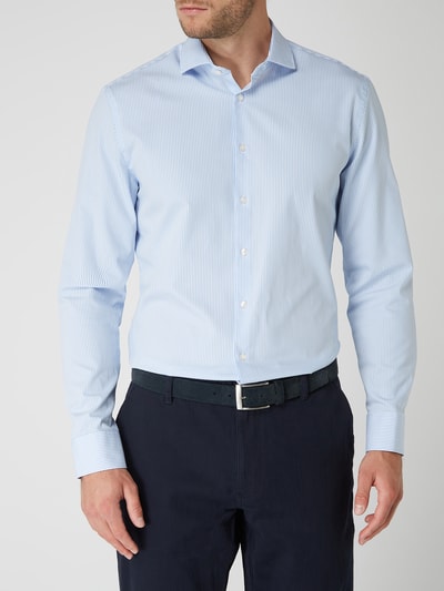Jake*s Slim Fit Business-Hemd mit Stretch-Anteil Hellblau 4
