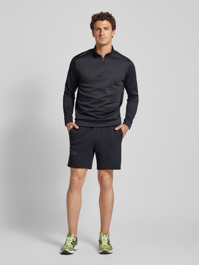 Under Armour Regular Fit Shorts mit Reißverschlusstasche Modell 'Unstoppable' Black 1