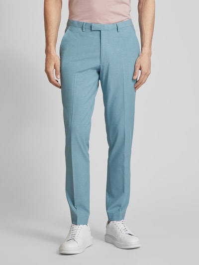 MCNEAL Stoffen broek met Franse steekzakken Turquoise - 4