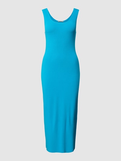 Drykorn Sukienka midi na szerokich ramiączkach model ‘SEVERE’ Oceaniczny 2