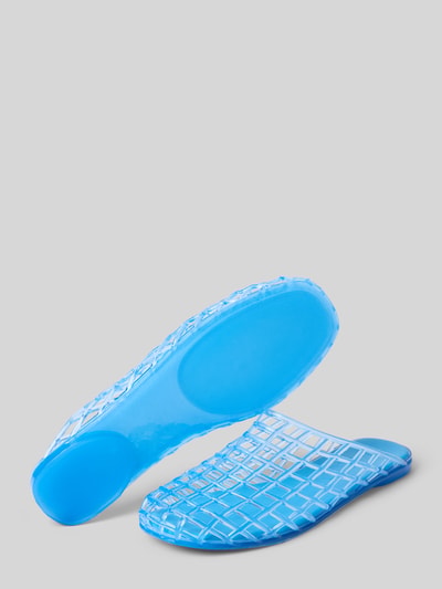 BIANCO Clogs in semitransparentem Design Hellblau 4