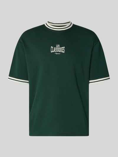 ONLY & SONS Boxy Fit T-Shirt aus reiner Baumwolle Modell 'LES' Dunkelgruen 2