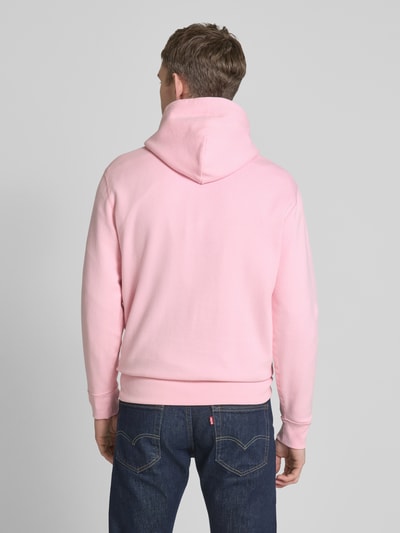 Polo Ralph Lauren Hoodie met logostitching Felroze - 5