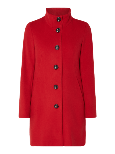 Milo Coats Wollmantel mit Stehkragen Rot 2