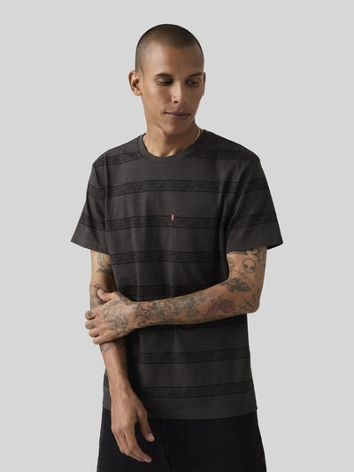 Levi's® Ragular Fit T-Shirt aus Baumwolle Black 1