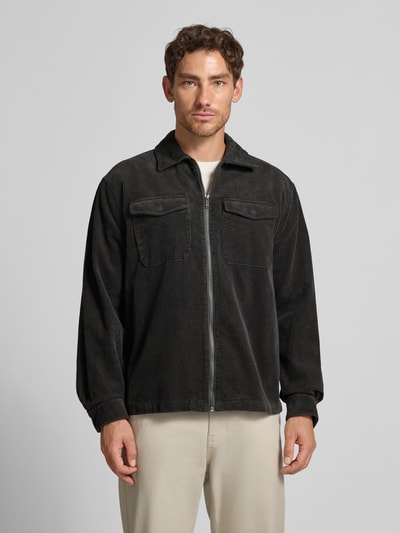 MCNEAL Overhemdjack met ritssluiting Zwart - 4