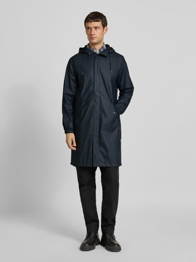 RAINS Parka mit Kapuze Marine 4