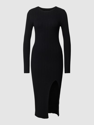 ONLY Midikleid in Ripp-Optik Modell 'MEDDI' Black 2