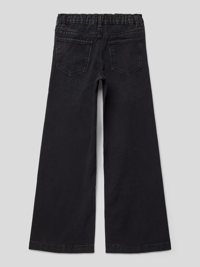 Only Jeansy z wpuszczanymi kieszeniami w stylu francuskim model ‘COMET’ Czarny 3