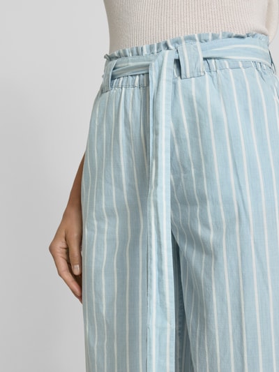 Vero Moda Wide leg culotte van puur katoen, model 'XENIA' Lichtblauw - 3