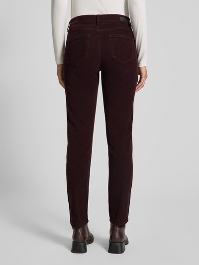 Angels Spodnie sztruksowe z wpuszczanymi kieszeniami model ‘Cici’ Oberżynowy 5