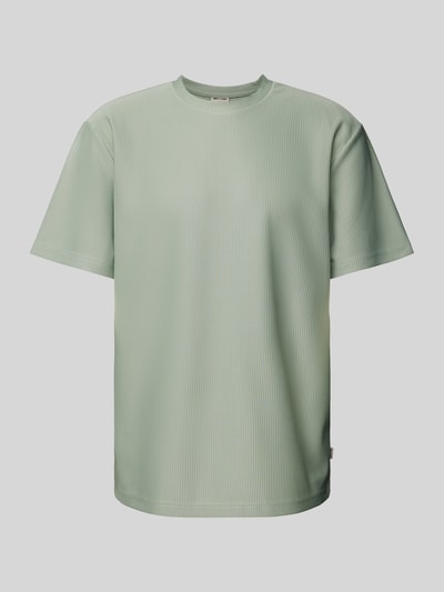 Only & Sons Relaxed fit T-shirt met labeldetail, model 'FRED' Groen - 2