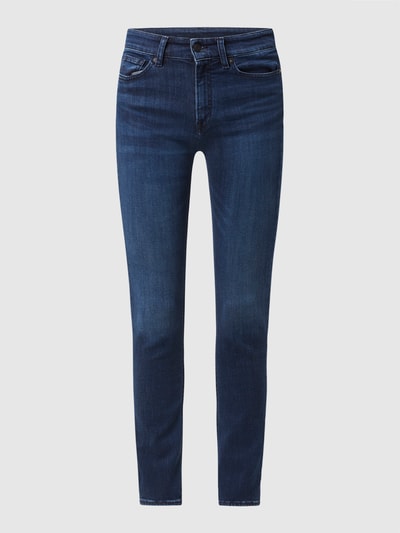 KINGS OF INDIGO Super slim fit high rise jeans met stretch, model 'Juno' Blauw - 2