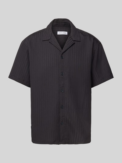 Jack & Jones Freizeithemd mit Knopfleiste Modell 'MASSIMO' Black 2