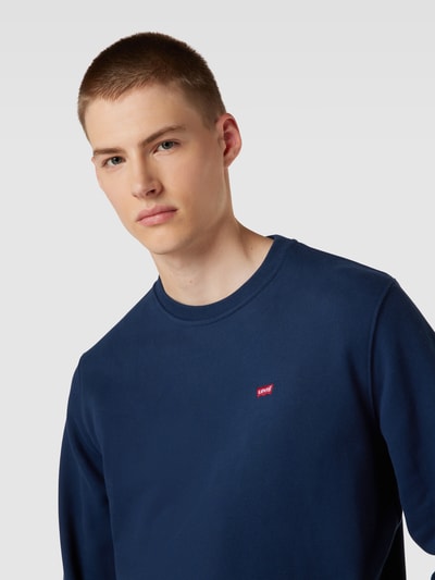 Levi's® Sweatshirt mit Rundhalsausschnitt Dunkelblau 3