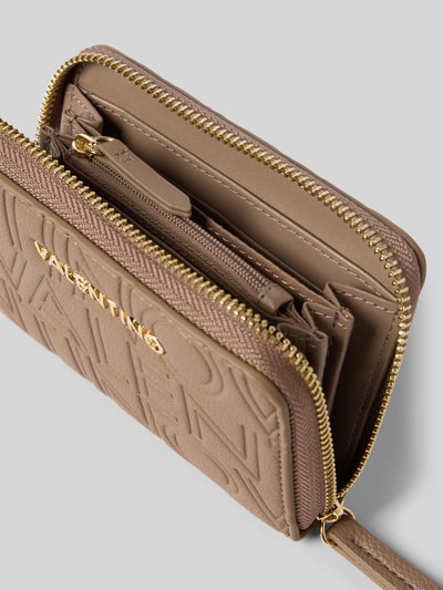VALENTINO BAGS Portemonnee met logomotief, model 'PANSY' Taupe - 3