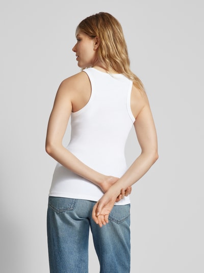 Calvin Klein Womenswear Top mit Rundhalsausschnitt Weiss 5