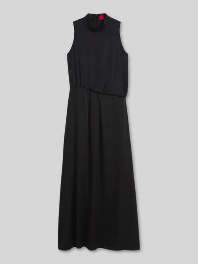 HUGO Maxikleid mit Drapierung Modell 'Kedina-1' Black 2