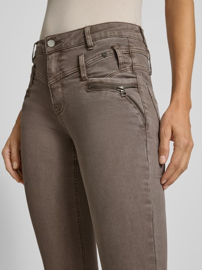 Buena Vista Skinny Fit Jeans mit Gesäßtaschen Schlamm 3