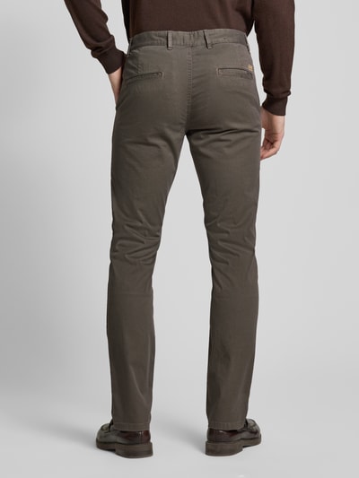 BOSS Orange Slim Fit Chino mit Gesäßtaschen Beige 5