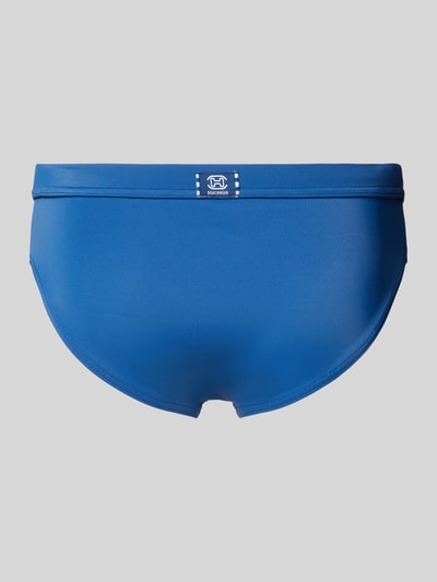 HOM Badehose mit Label-Detail Modell 'NAUTICAL CUP' Marine 3