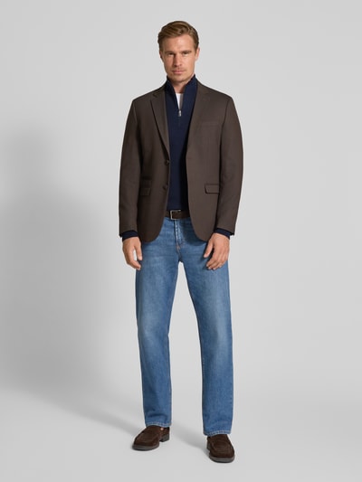 SELECTED HOMME Regular fit schipperstrui van puur katoen, model 'BERG' Marineblauw - 1