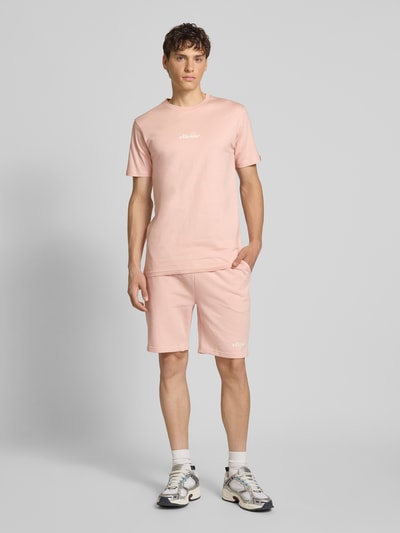 Ellesse T-shirt met labelprint, model 'OLLIO' Oudroze - 1