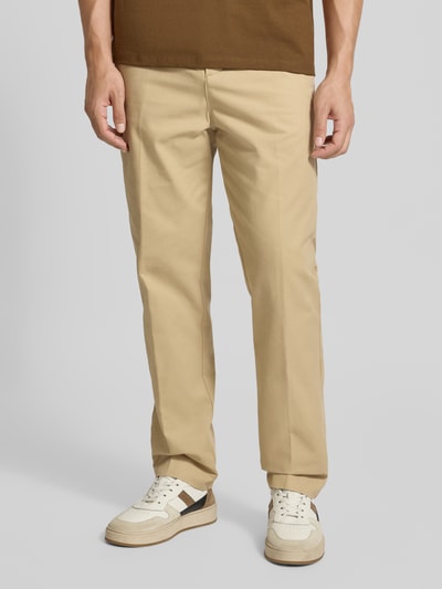HUGO Slim Fit Chino aus reiner Baumwolle Modell 'GENAR' Beige 4