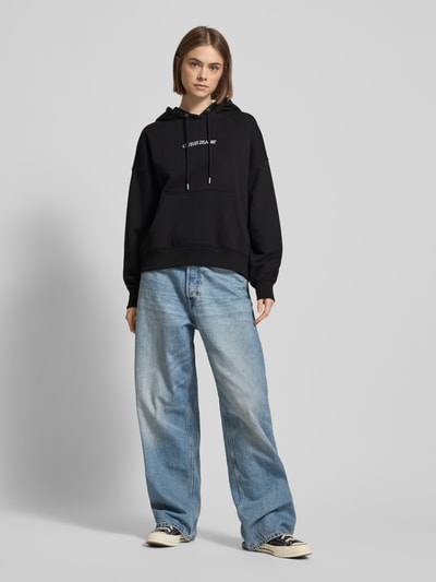 Guess Jeans Oversized Hoodie mit Kapuze Black 1