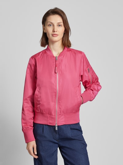 IQ Studio Bomberjacke mit Zweiwege-Reißverschluss Modell 'DONNA' Pink 4