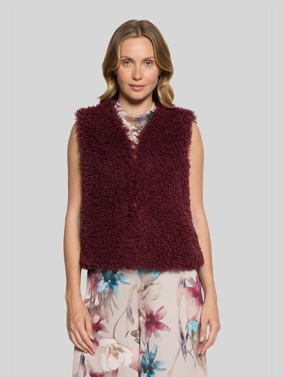 ROBE LÉGÈRE Regular Fit Weste ohne Verschluss Bordeaux 4