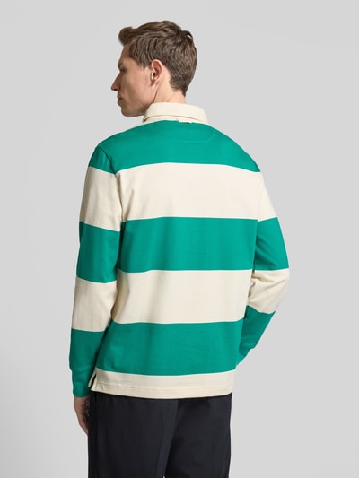 Gant Sweatshirt mit Polokragen Modell 'RUGGER' Dunkelgruen 5