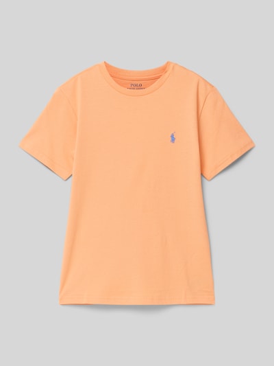 Polo Ralph Lauren Teens T-Shirt aus reiner Baumwolle Orange 1