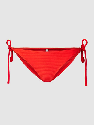 Calvin Klein Underwear Figi bikini z fakturowanym wzorem Czerwony 1