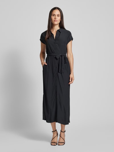 Oui Maxi-jurk met strikceintuur  - 4