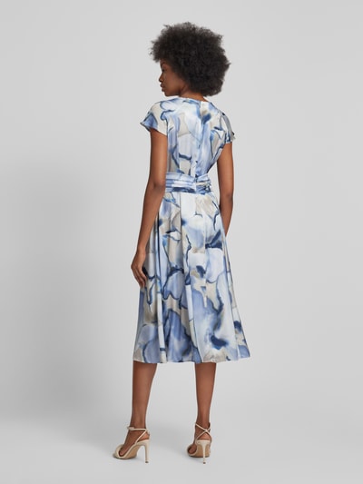 Betty Barclay Midi-jurk met all-over print Lichtblauw - 5