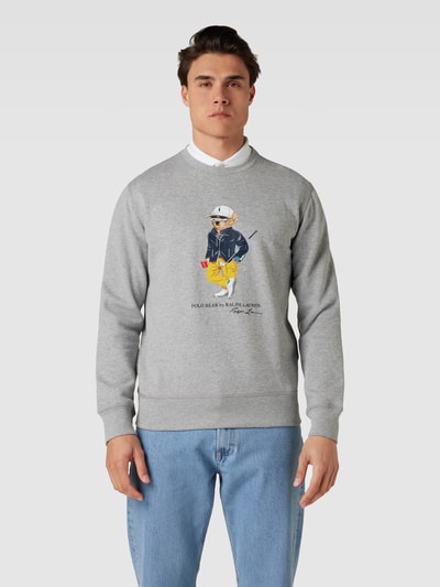 Polo Ralph Lauren Sweatshirt met motiefprint Lichtgrijs - 4