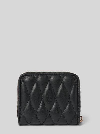 Guess Portemonnee met labelapplicatie, model 'VALLA' Zwart - 2