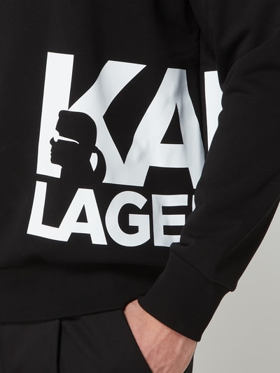 Karl Lagerfeld Sweatshirt mit Logo Black 3