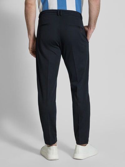 Cinque Tapered Fit Stoffhose mit Bügelfalten Modell 'JUNO' Marine 5