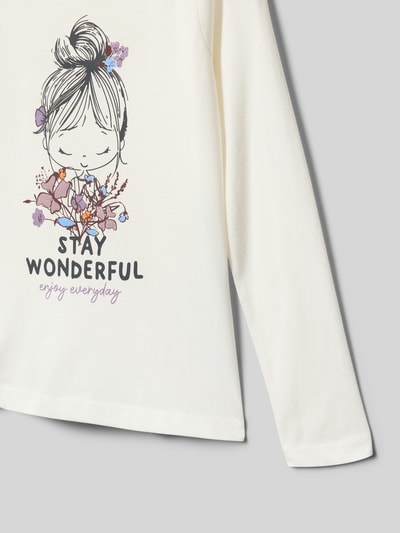 s.Oliver RED LABEL Regular fit shirt met lange mouwen van puur katoen Ecru - 2